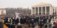 Жители Королева устроили масштабное прощание с зимой с театральными представлениями и блинными шоу - Regions.Ru